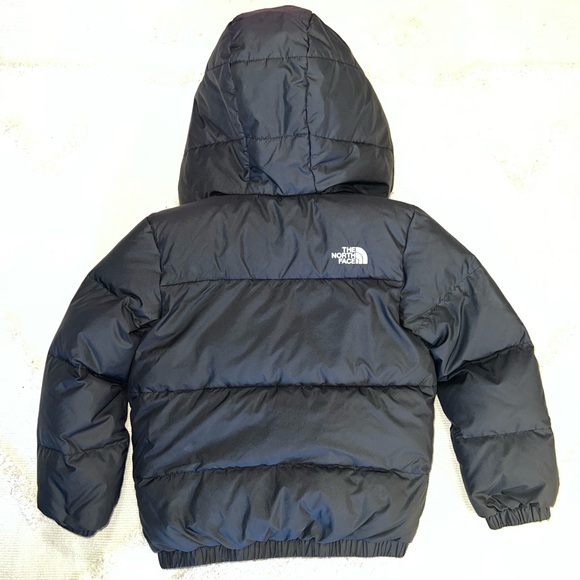 The North Face Moondoggy Hoodie 550 Down & Waterfowl Coat w Sherpa lining Unisex - Picture 3 of 9
